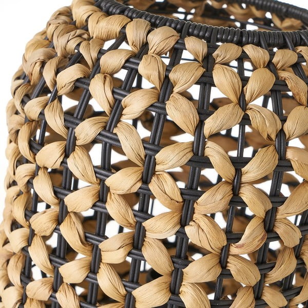 Crna/natur stolna lampa (visina 30 cm) – Casa Selección-image-3