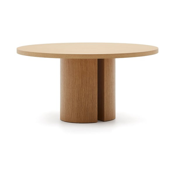 Okrugao blagovaonski stol u dekoru hrasta ø 150 cm Nealy – Kave Home-image-4