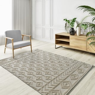 Krem periv/ručno rađen tepih od recikliranog pamuka 60x90 cm Pamuk – Universal