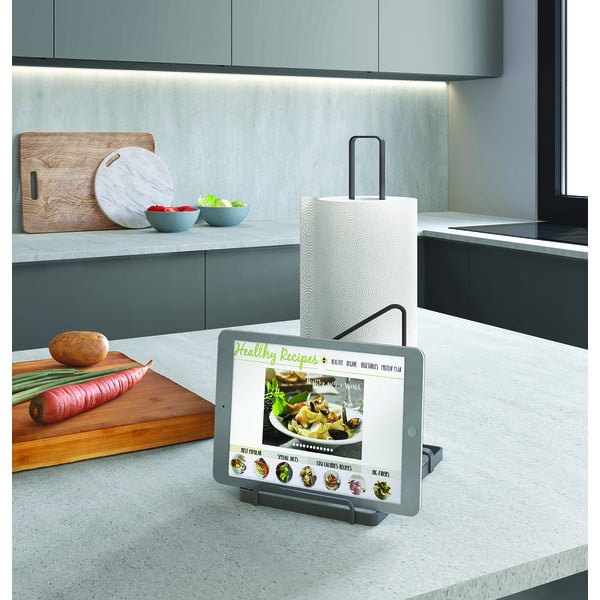 Držač kuhinjskih ručnika od nehrđajućeg čelika Tokyo Lava - Metaltex-image-1