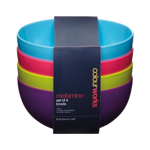 Set od 4 Kitchen Craft Colourworks zdjele, 15 cm-image-1