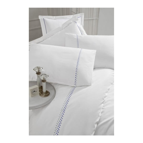 Pamučna posteljina za bračni krevet sa plahtama Dante, 200 x 220 cm