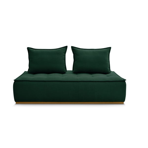 Tamno zelena sofa od šenila 175 cm Elisa – Bobochic Paris