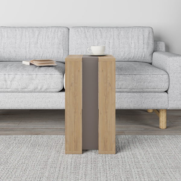Pomoćni stol u dekoru hrasta 40x30 cm Macha – Marckeric-image-1
