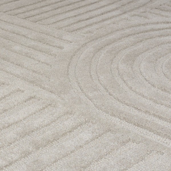 Sivi vuneni tepih Flair Rugs Zen Garden, 120 x 170 cm-image-4