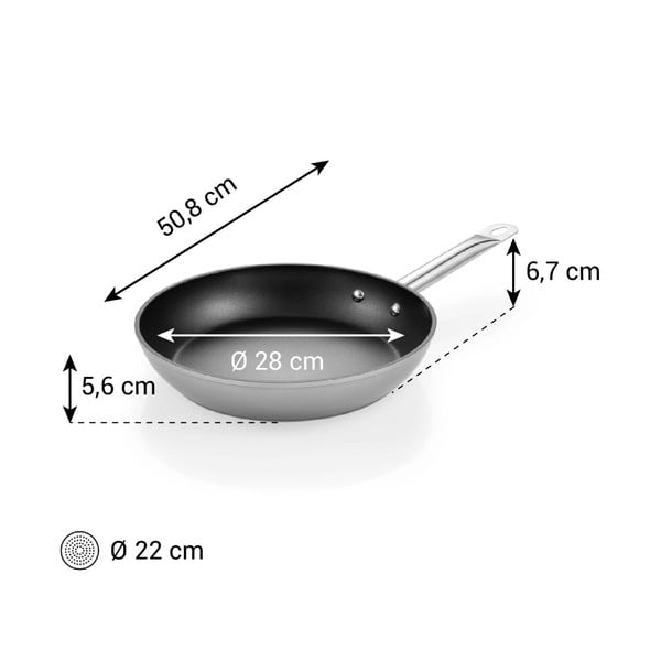 Aluminijska tava s neprijanjajućom površinom ø 29 cm GrandChef+ – Tescoma-image-1