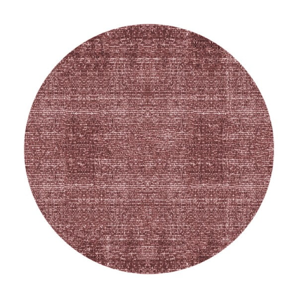 Crveni pamučni tepih PT LIVING Washed, ⌀ 150 cm