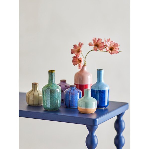 Ručno oslikane vaze u setu 7 kom od kamenine (visina 14 cm) Maien – Bloomingville-image-3