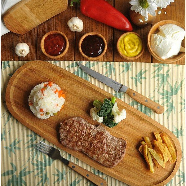 Set od 2 podmetača od bambusa Bambum Servizio-image-1