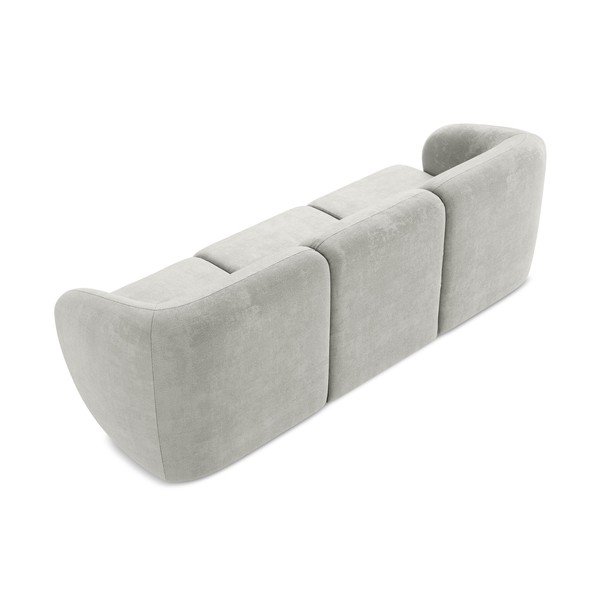 Svijetlo siva sofa od šenila 244 cm Lani – Makamii-image-3