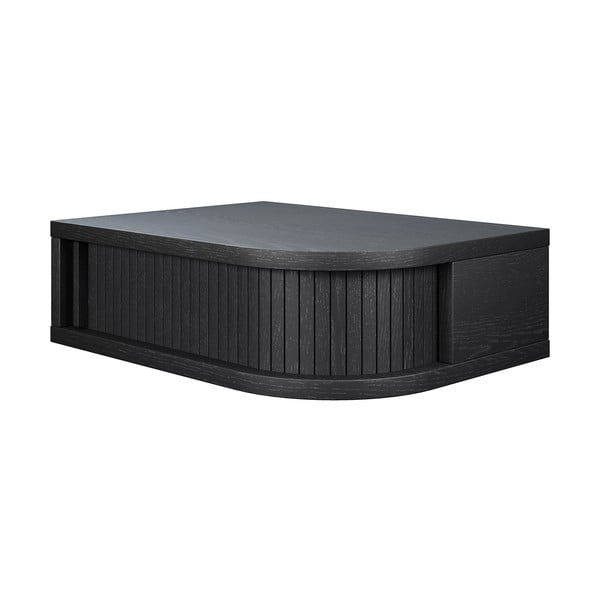 Crni noćni ormarić u dekoru hrasta Farsta – Woodman-image-2