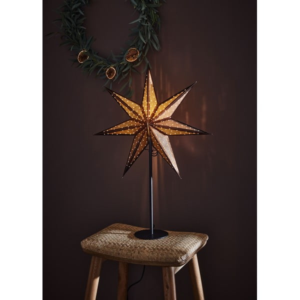 Smeđa božićna svjetleća dekoracija Markslöjd Glitter