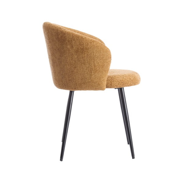 Oker žute metalne blagovaonske stolice u setu 2 kom Radaja – Light & Living-image-3