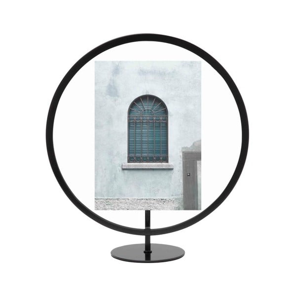 Crni samostojeći okvir za fotografije dimenzija 12 x 18 cm Umbra Infinity-image-3