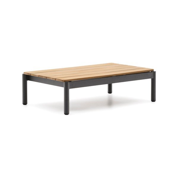 Vrtni stolić za kavu od masivne tikovine 57x91 cm Sorells – Kave Home