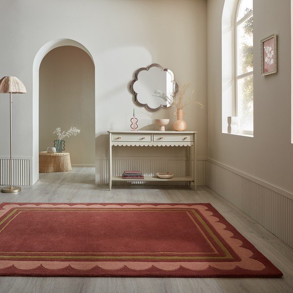 Bordo ručno rađen vunen tepih 160x230 cm Lois – Flair Rugs-image-1