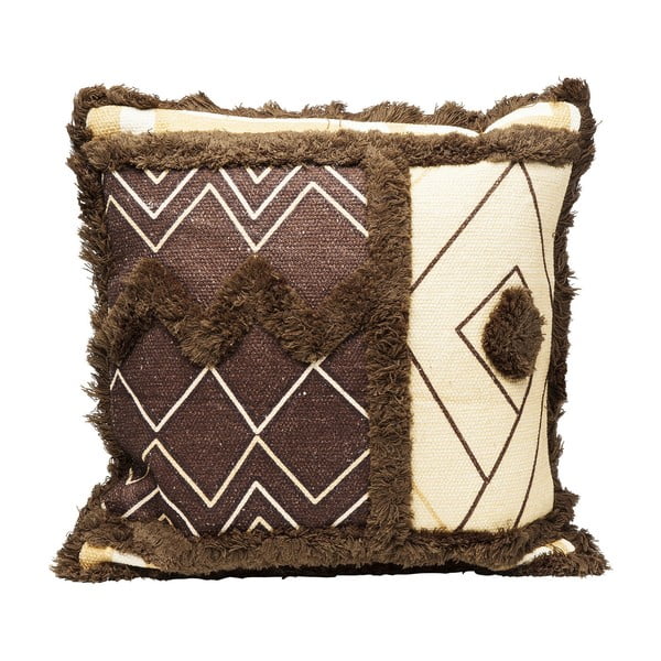 Pamučni jastuk Kare dizajn divljina, 45 x 45 cm
