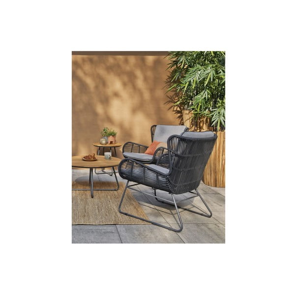 Crna vrtna stolica Exotan Grace-image-2