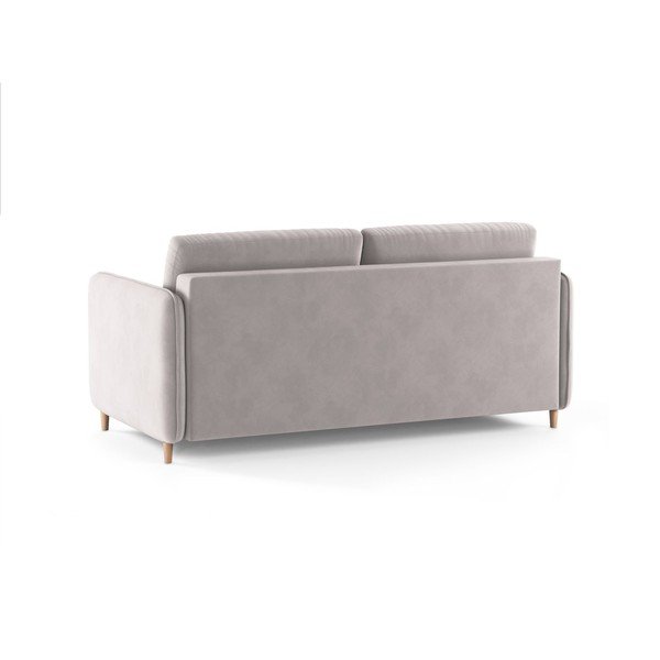 Svijetlo ružičasta baršunasti sofa za spavanje 184 cm – Micadoni -image-3