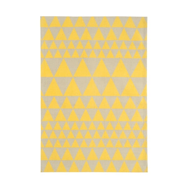 Žuti tepih Asiatic Carpets Triangles, 120 x 170 cm