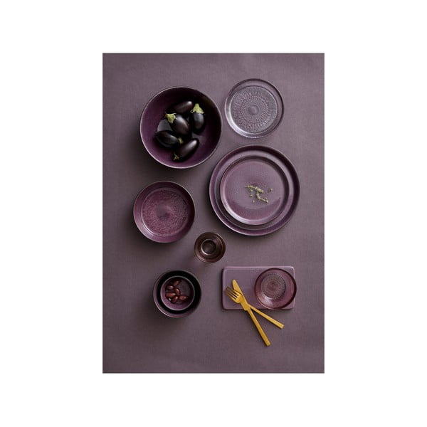 Crna/ljubičasta zdjelica od kamenine 1 l Gastro Black/Purple – Bitz-image-3