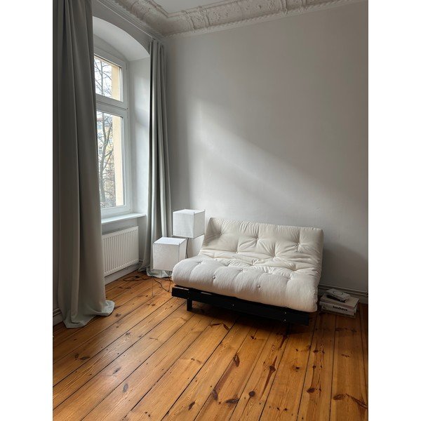 Bež sklopiva sofa 160 cm Roots Black Night – Karup Design-image-1