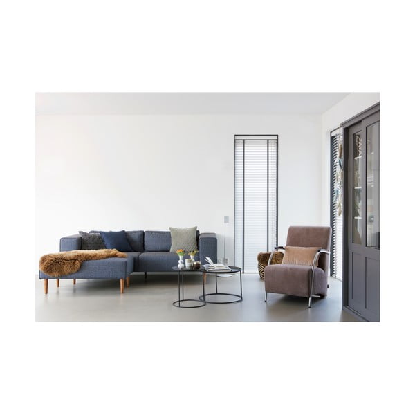 Crni stolić za kavu WOOOD Ivar, Ø 56 cm-image-1