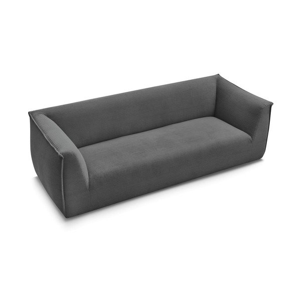 Tamno siva sofa od samta 242 cm Giorgia – Bobochic Paris-image-3