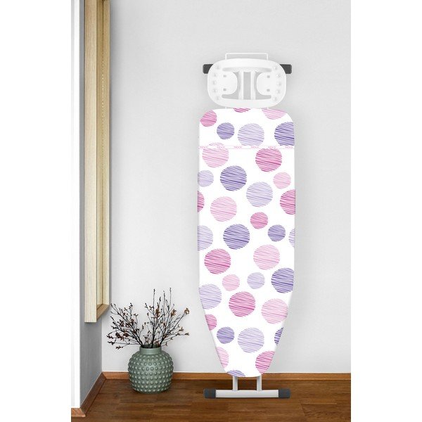 Bijelo-ljubičasta podloga za glačanje Wenko Dots s-image-1