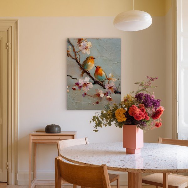 Tiskana slika s okvirom 60x80 cm Robins – Styler-image-2