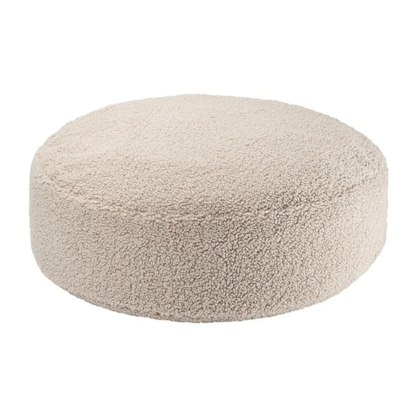 Svjetlo smeđa vreća za bebe od bouclé tkanine Round – Wigiwama