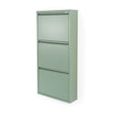 Prljavo zeleni metalni preklopni ormarić za cipele 50x103x15 cm Billy – Spinder Design