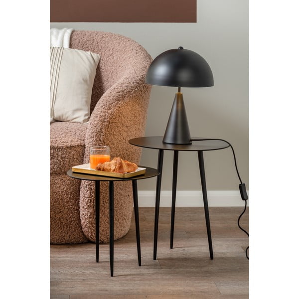 Crna stolna lampa Leitmotiv Sublime, visina 35 cm-image-1
