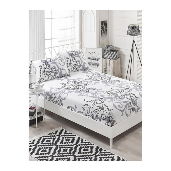 Set elastičnih plahti i 2 jastučnice za krevet za jednu osobu Garriso Lestono, 160 x 200 cm