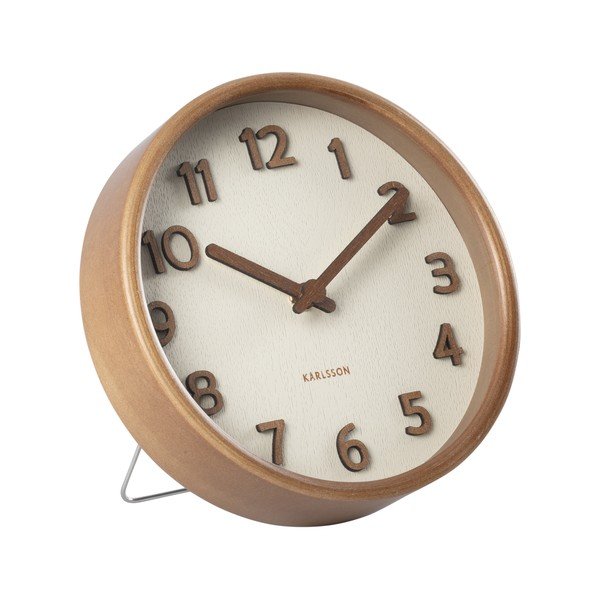 Stolni sat ø 18 cm Pure – Karlsson
