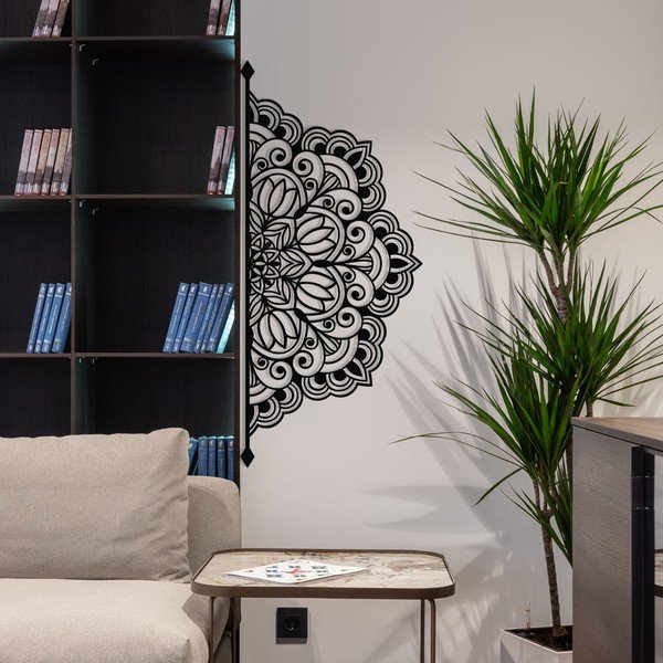 Metalni zidni ukras 160x70 cm Mandala - Wallity-image-3