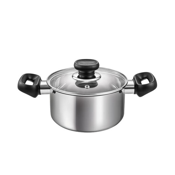 Lonac od nehrđajućeg čelika s poklopcem prikladni za indukcijsko kuhalo 1,5 l Brava – Tescoma