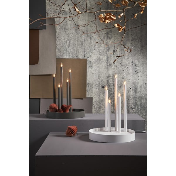 Bijeli svjetlosni ukras ø 32 cm Deco – Star Trading-image-2