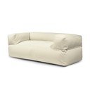 Krem vreća za sjedenje od bouclé tkanine Sofa MooG – SLOWDOWN
