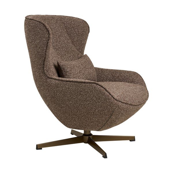 Smeđa okretna fotelja Blenheim – House Nordic-image-3