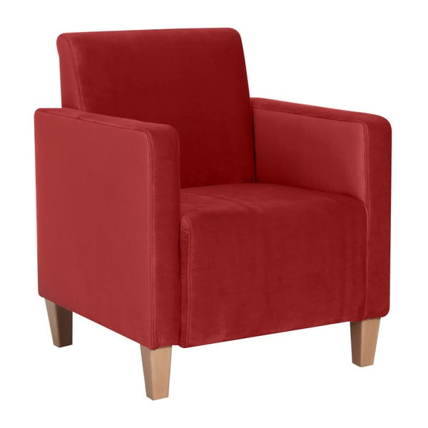 Cigla crvena fotelja Max Winzer Milla Velvet