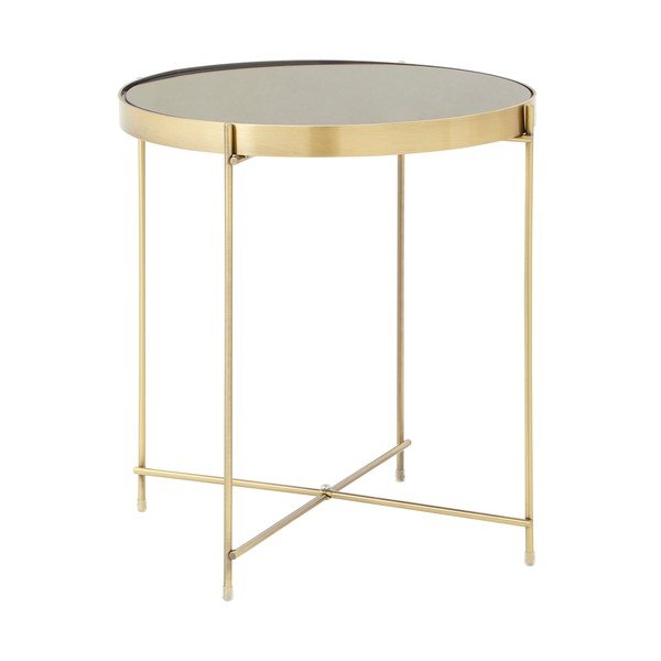 Stakleni okrugli pomoćni stol ø 43 cm Allure  – Premier Housewares-image-1