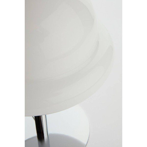 Bijela/u sjajno srebrnoj boji stolna lampa od opalnog stakla (visina 26 cm) Bubba – Jotex-image-3