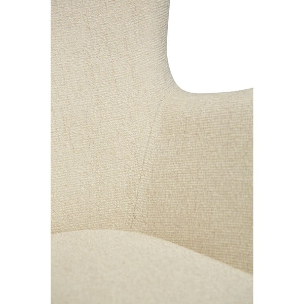 Krem fotelja od bouclé tkanine Glam – DAN-FORM Denmark-image-1