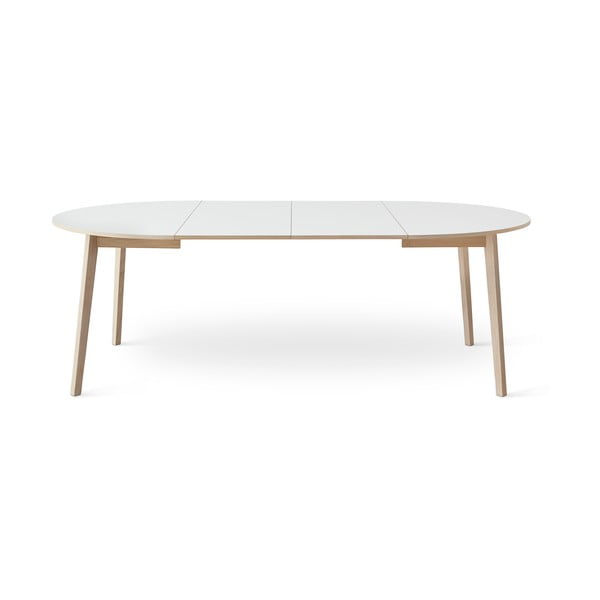 Okrugli proširiv blagovaonski stol s dodatnom pločom s bijelom pločom stola ø 130 cm Single – Hammel Furniture-image-3