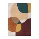 Ljubičasti ručno rađen vunen tepih 200x290 cm Glow Purple Multi – Flair Rugs