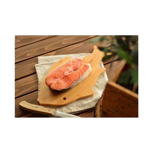 Pladanj za posluživanje od bambusovog drveta u obliku Bambum ribe-image-3