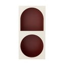 Crvena/bijela zidna polica 30x60 cm Graphia – Bloomingville