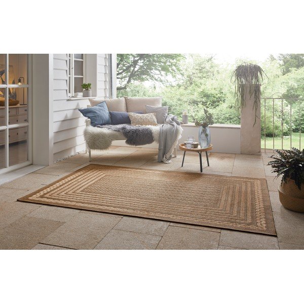Smeđi unutarnji i vanjski tepih 80x150 cm Limonero – Hanse Home-image-1