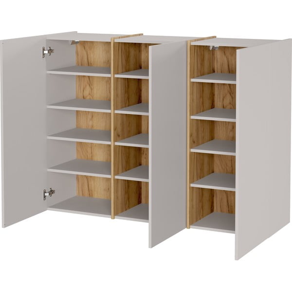 Krem ormarić za hodniku 138x103x38 cm Libbiano – Germania-image-3